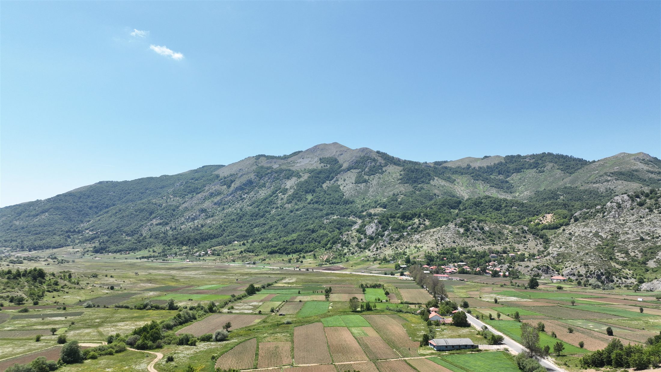 Open highland pasture at Fushë Studën